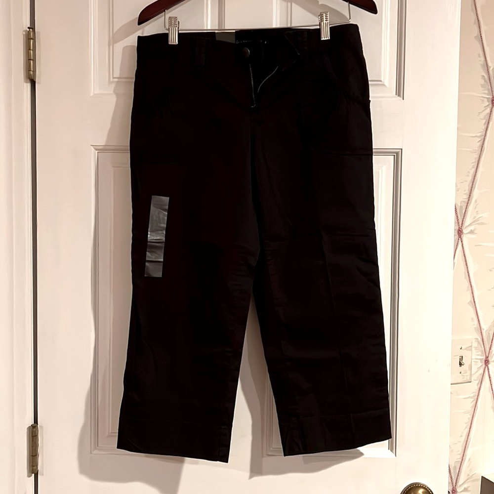 Calvin Klein Jeans Black Capri Pants, New